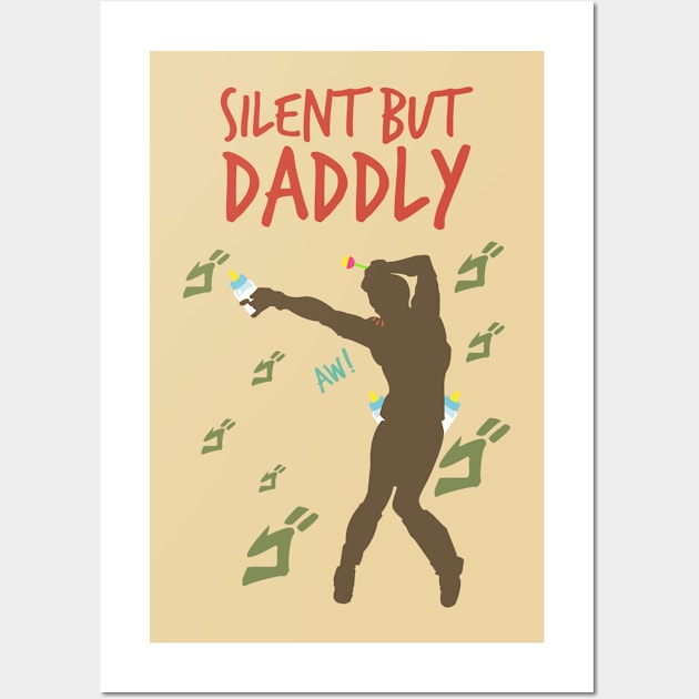 retro Silent but daddly funny edition 06 Wall Art by HCreatives